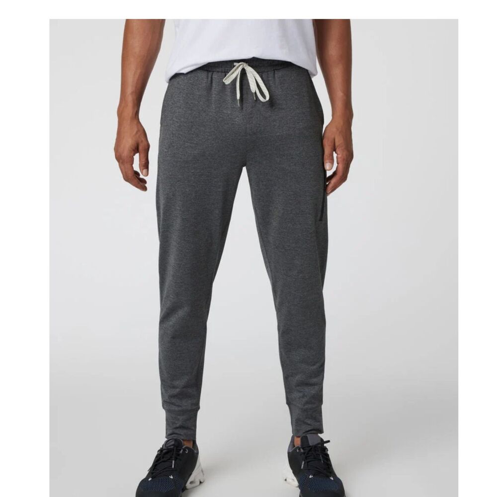 Vuori Men's Sunday Performance Jogger Charcoal Heather Grey Size S